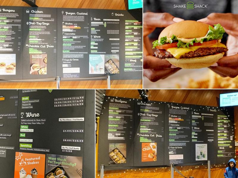 Shake Shack Dedham Menu