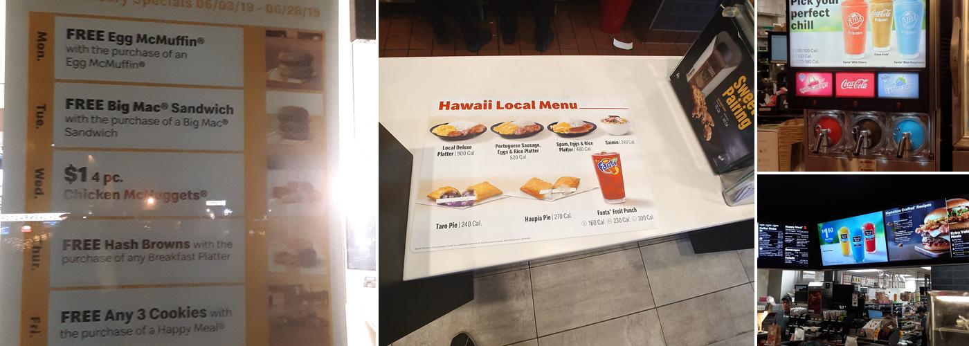 McDonald's Menu