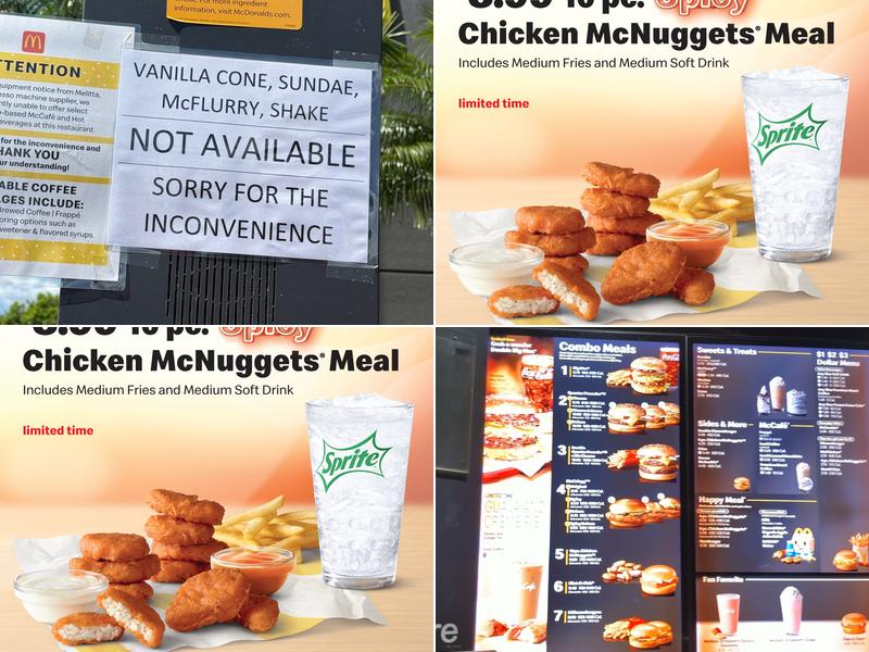 McDonald's Menu