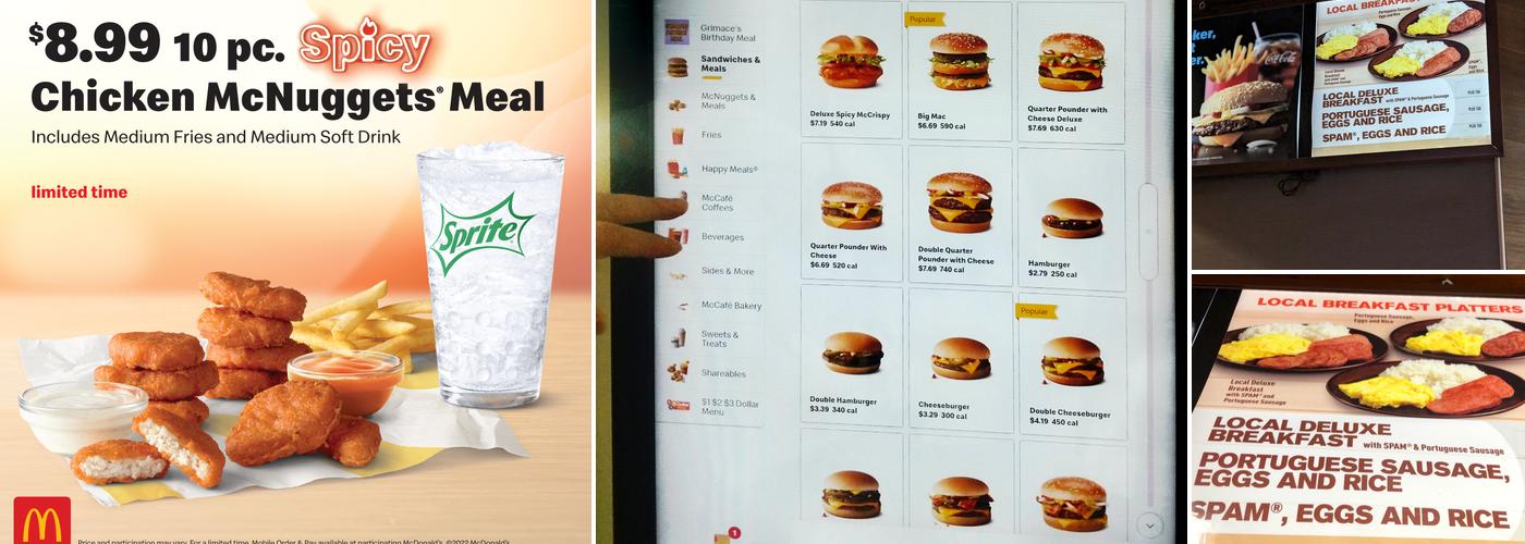 McDonald's Menu