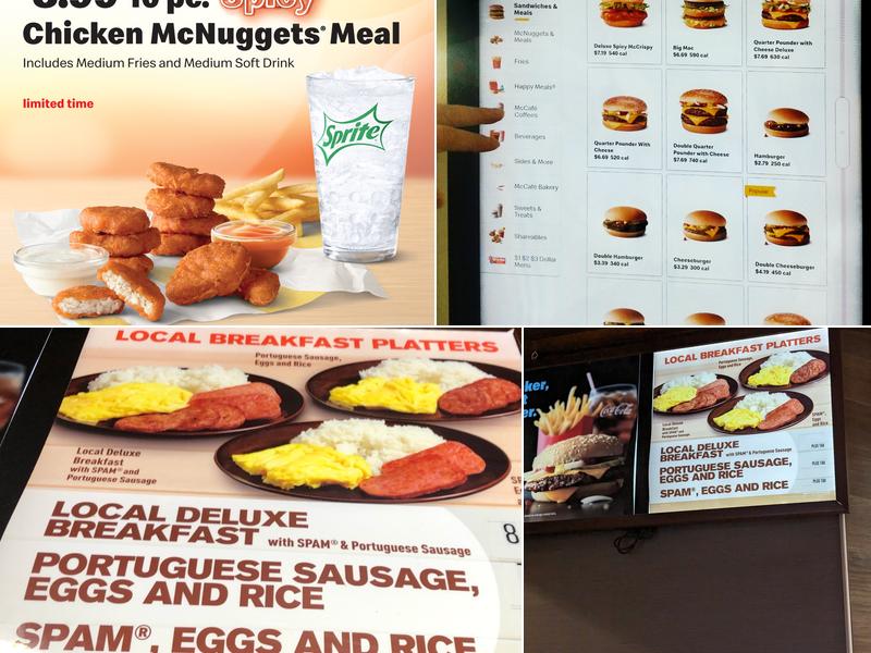 McDonald's Menu