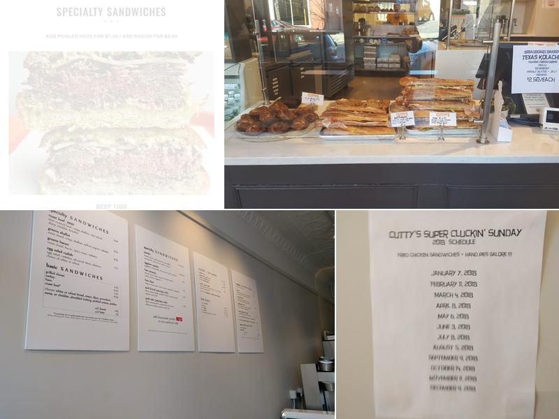 Cutty's Menu