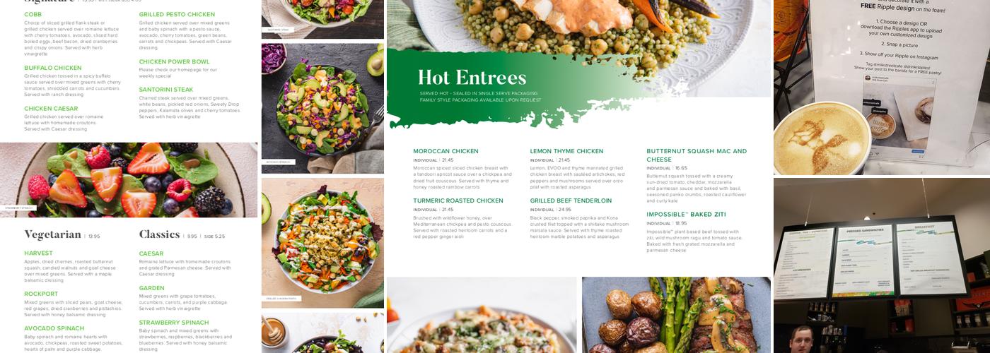 Milk Street Cafe Menu