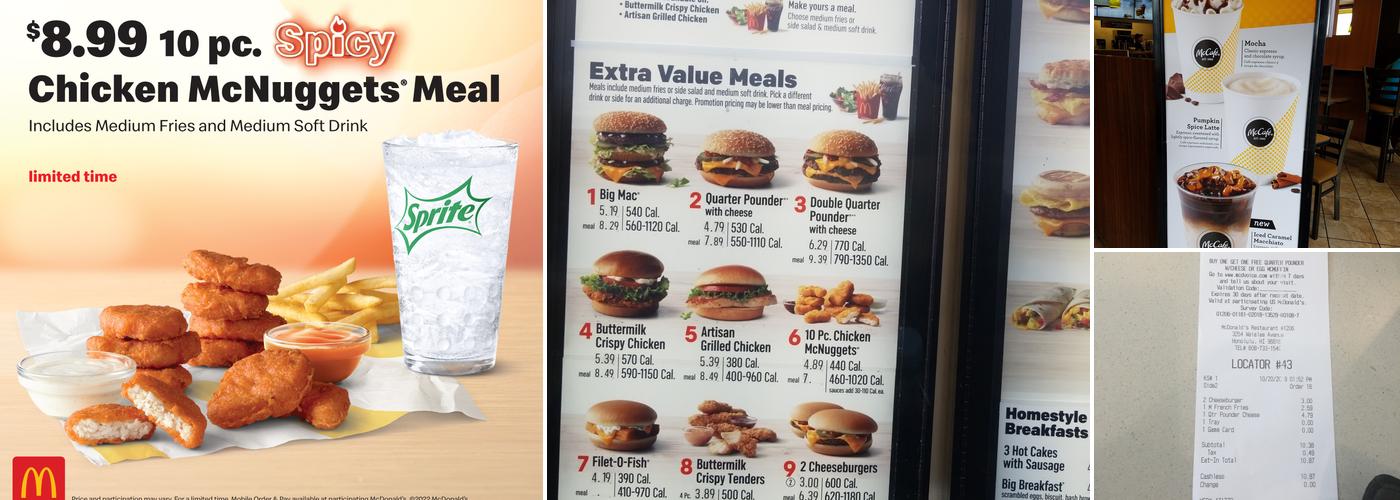 McDonald's Menu