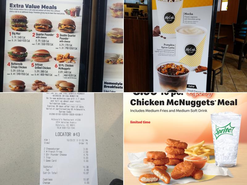 McDonald's Menu