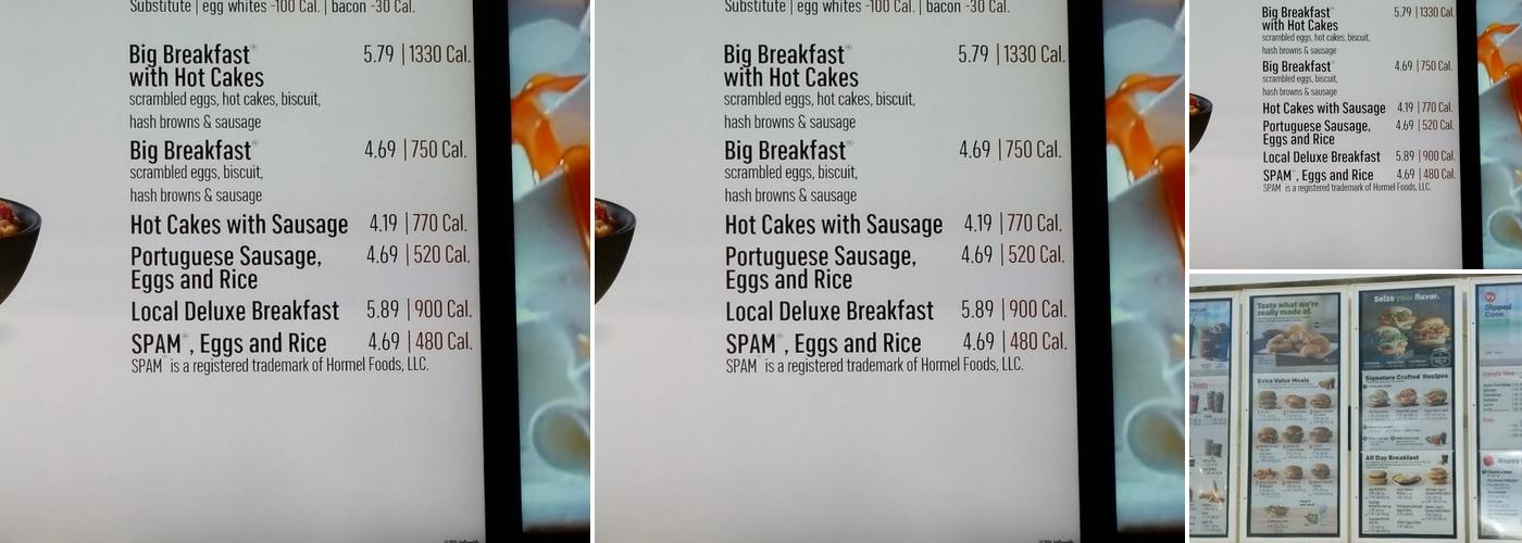McDonald's Menu