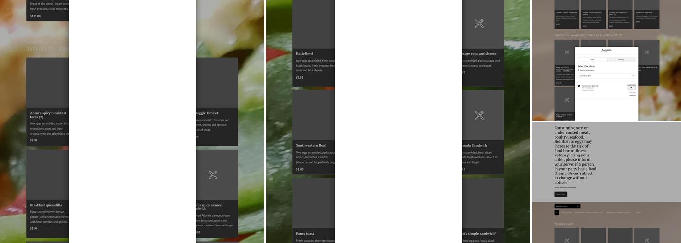 Berkeley Perk Cafe Menu