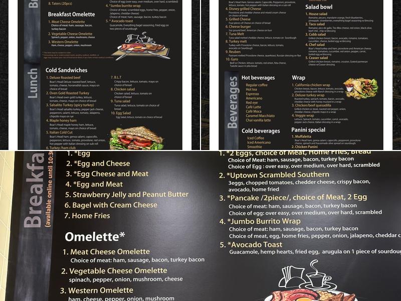 UPTOWN CAFE CHANTILLY Menu