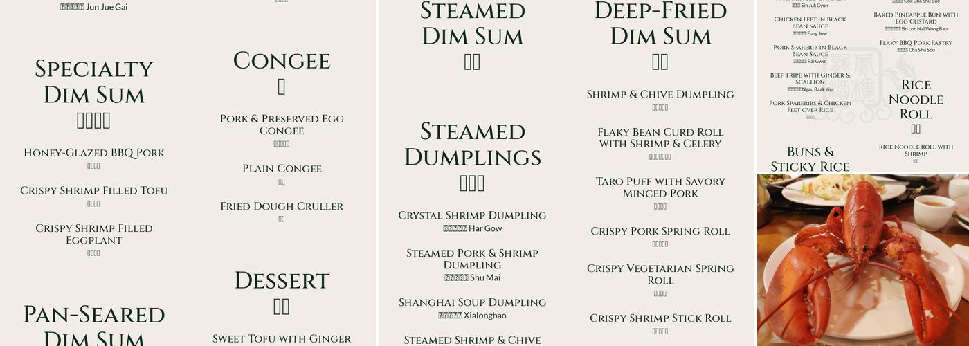 China Pearl Restaurant Menu