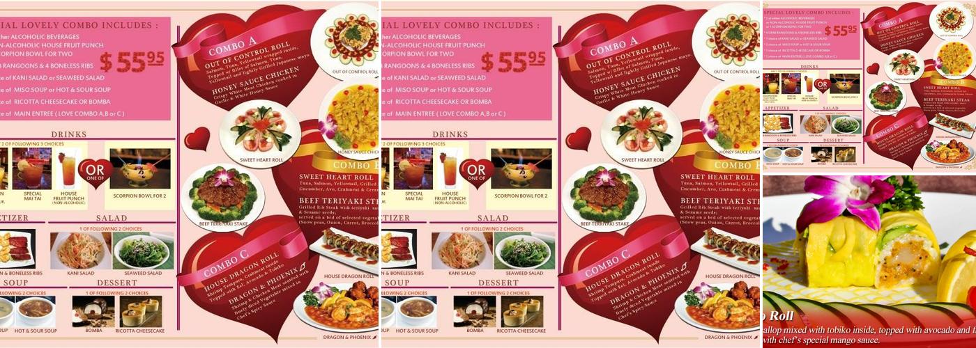 Osaka Lucky Garden Menu