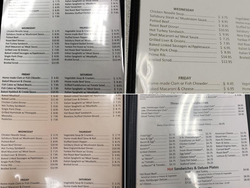 Busy Bee Restaurant & Diner Menu