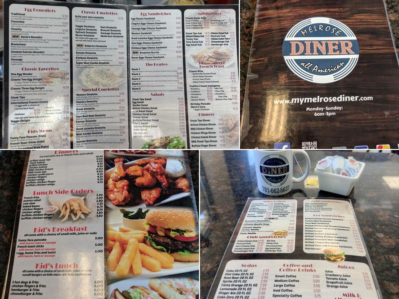 Melrose Diner Menu