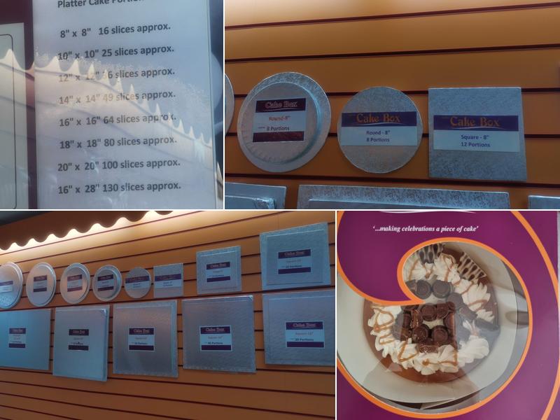 Eggfree Cake Box Menu