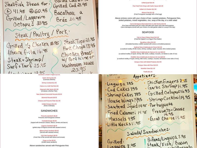 Trackside Bar & Grill Menu