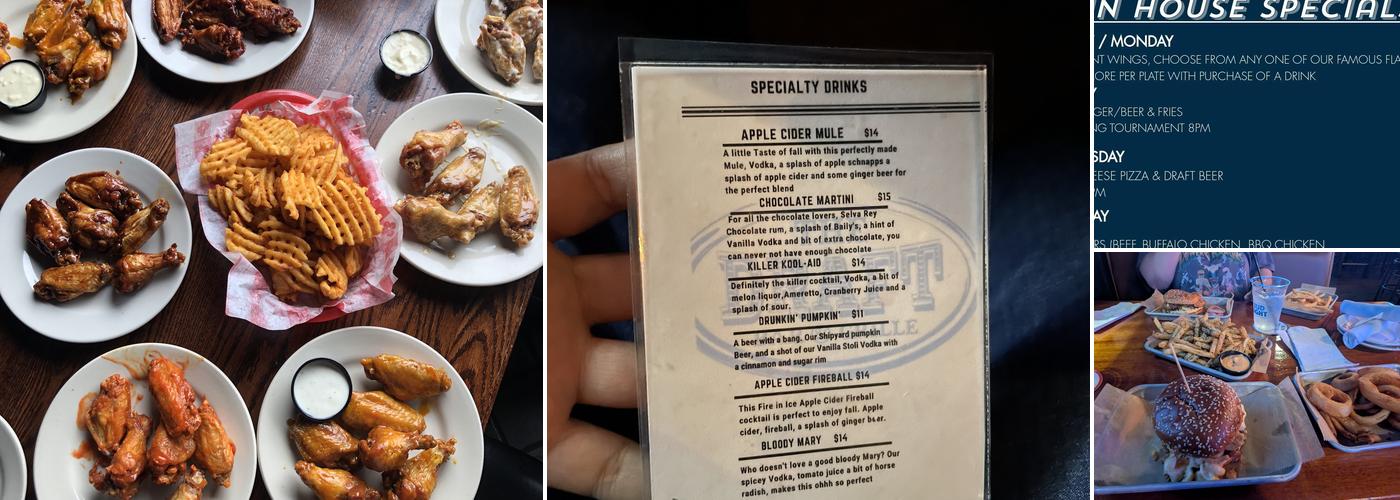 The Draft Bar and Grille Menu