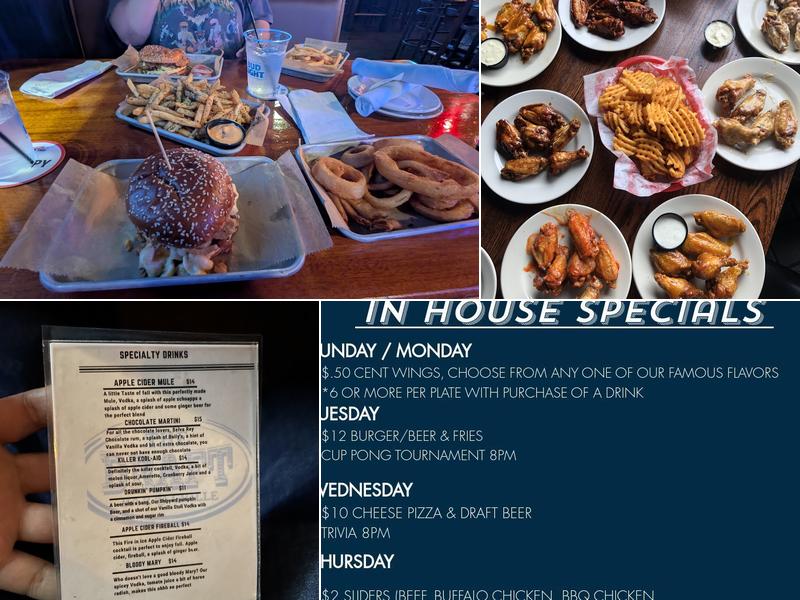 The Draft Bar and Grille Menu