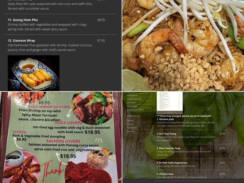 Thai Basil Menu