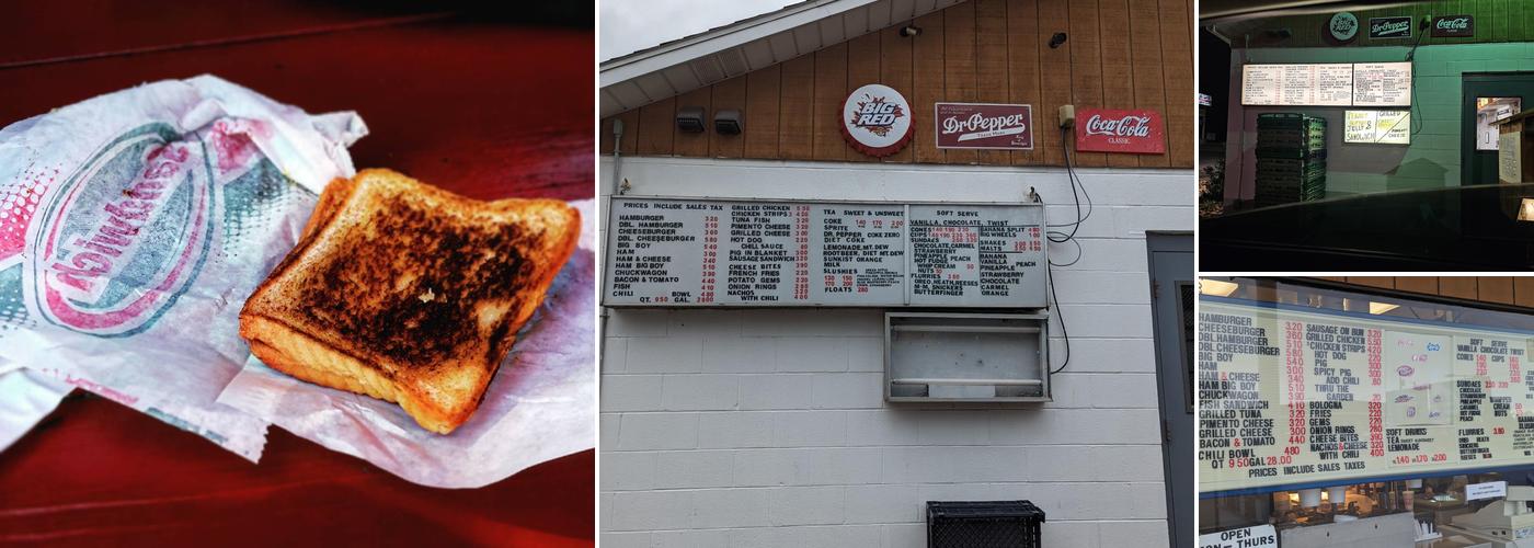 Big Dipper Menu
