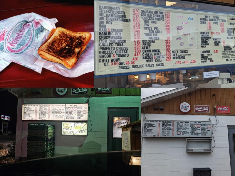 Big Dipper Menu