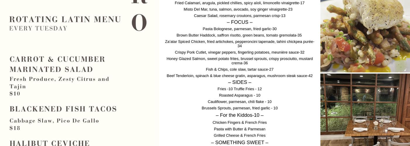 Oro Menu