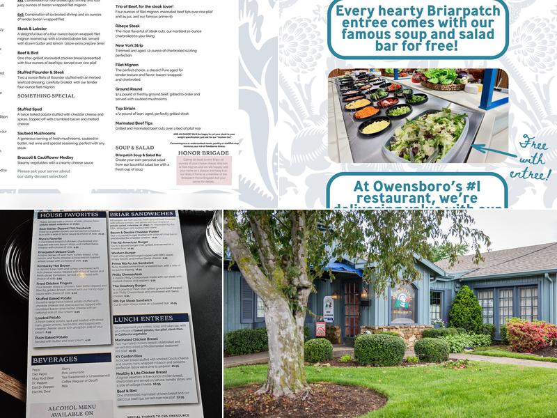 Briarpatch Restaurants Menu