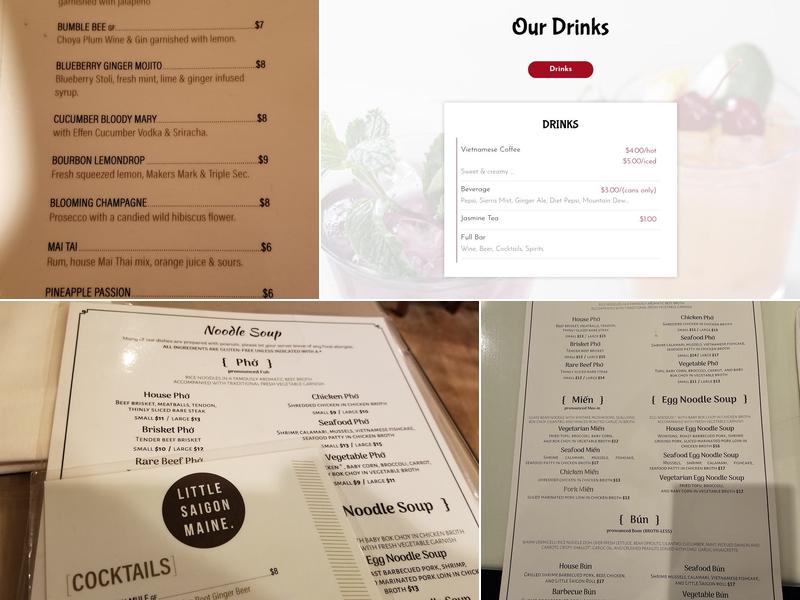 Little Saigon Restaurant Menu