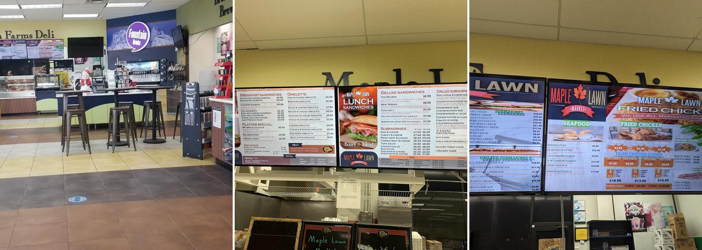 Maple Lawn Market Menu