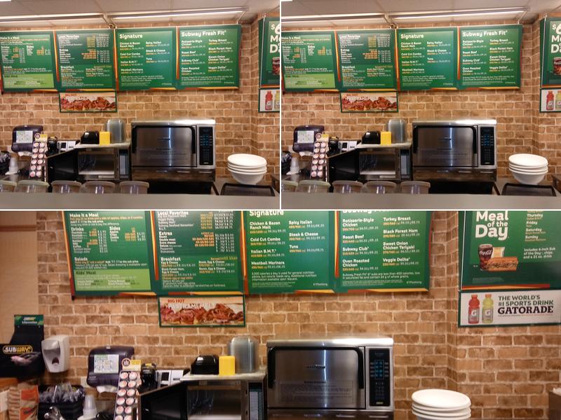 Subway Menu