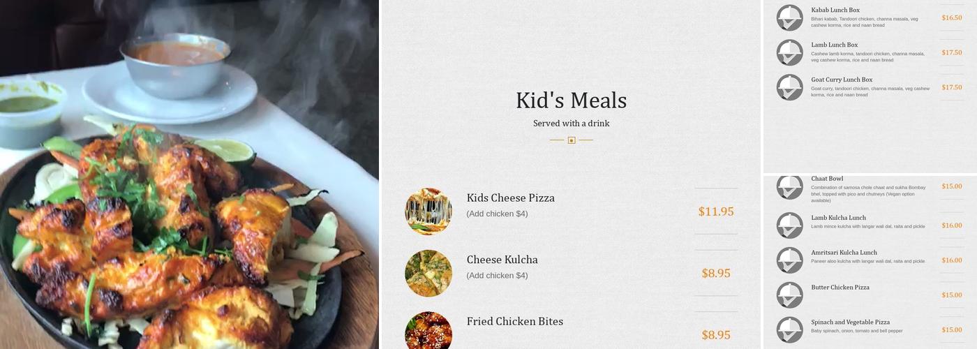 Mango Grove Menu