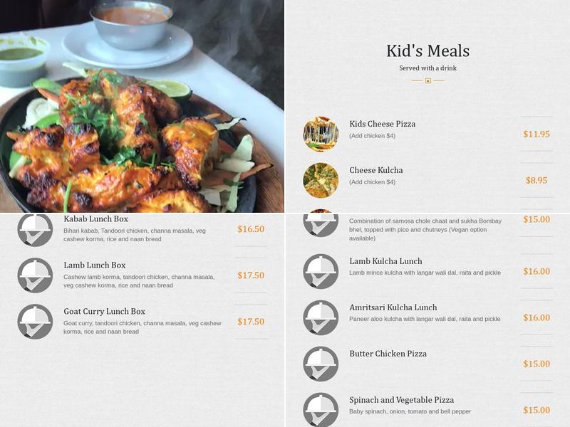 Mango Grove Menu