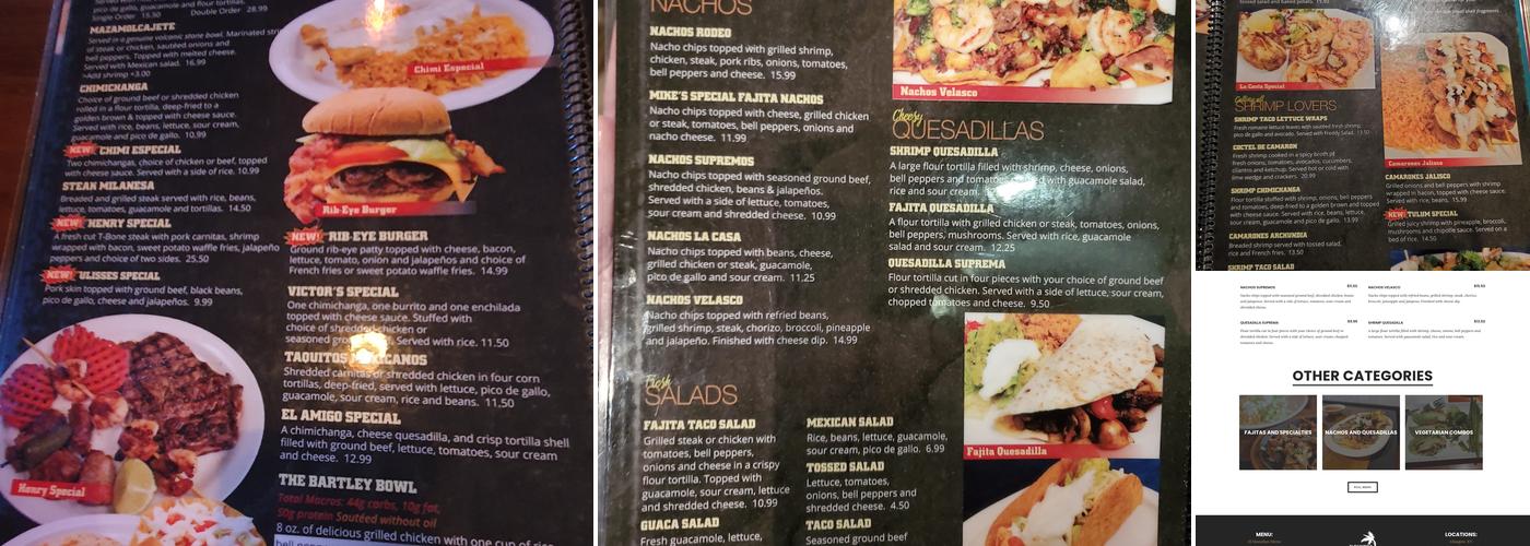 El Mazatlan Bar and Grill #6 Menu