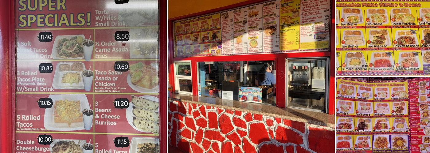 Robertiroz Mexican Food Menu