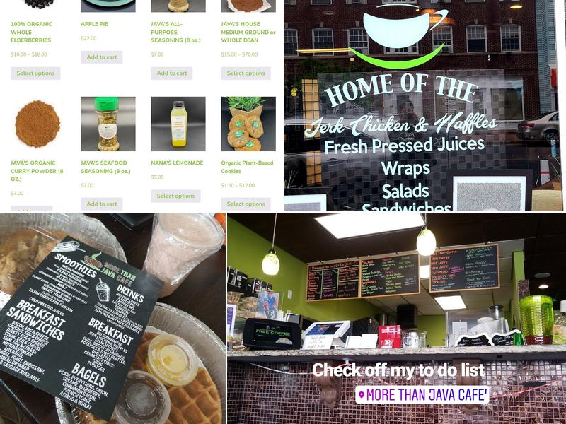 More Than Java Café Menu