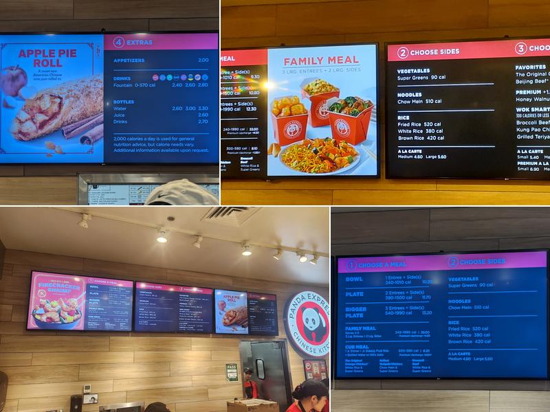 Panda Express Menu