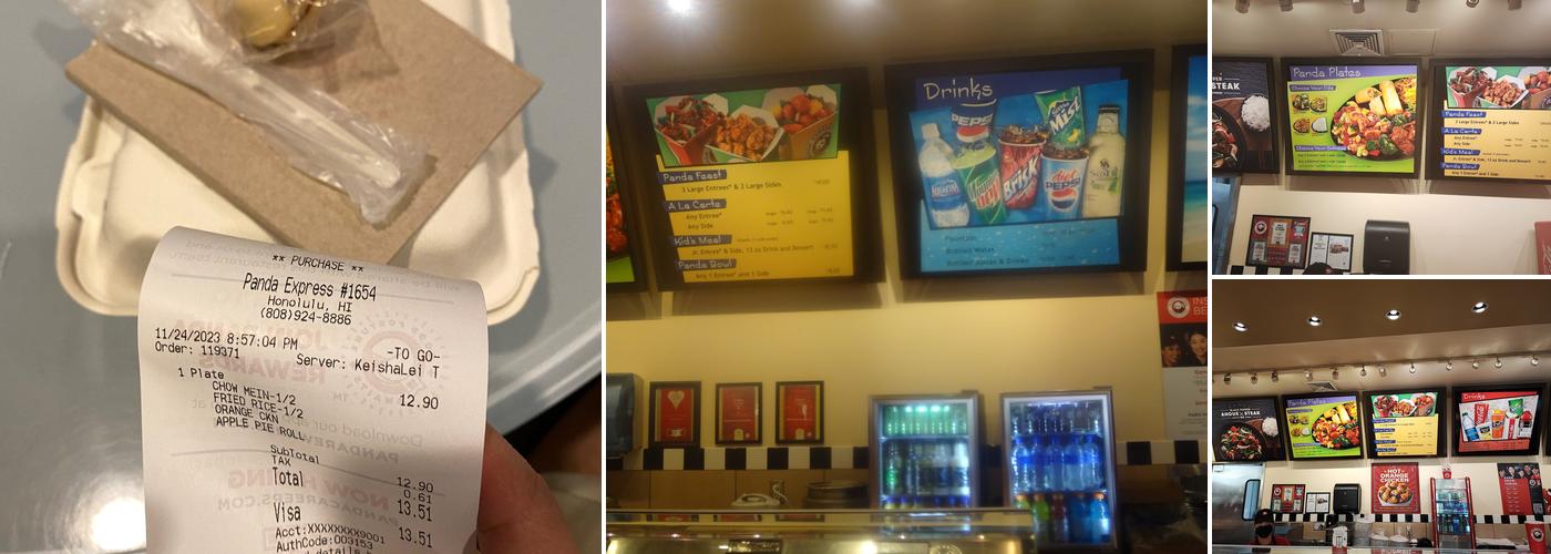 Panda Express Menu
