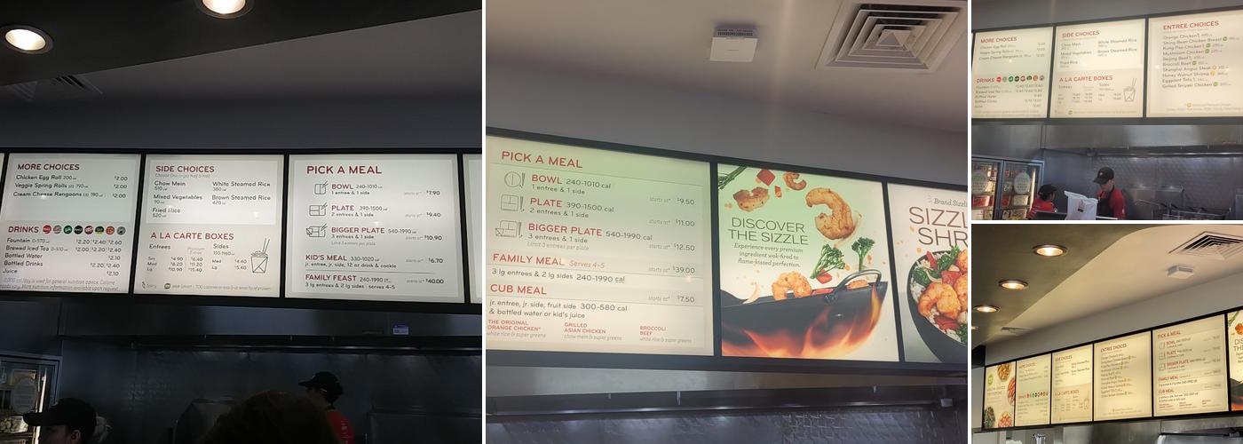Panda Express Menu