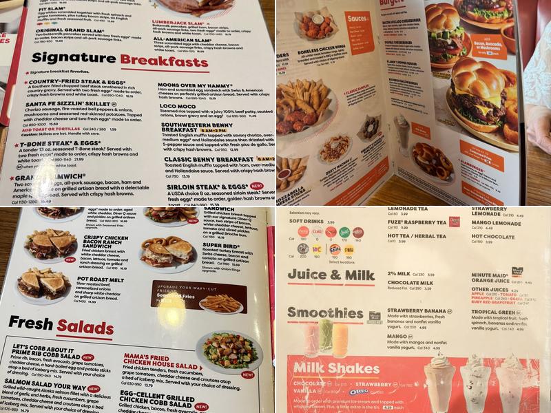 Denny's Menu