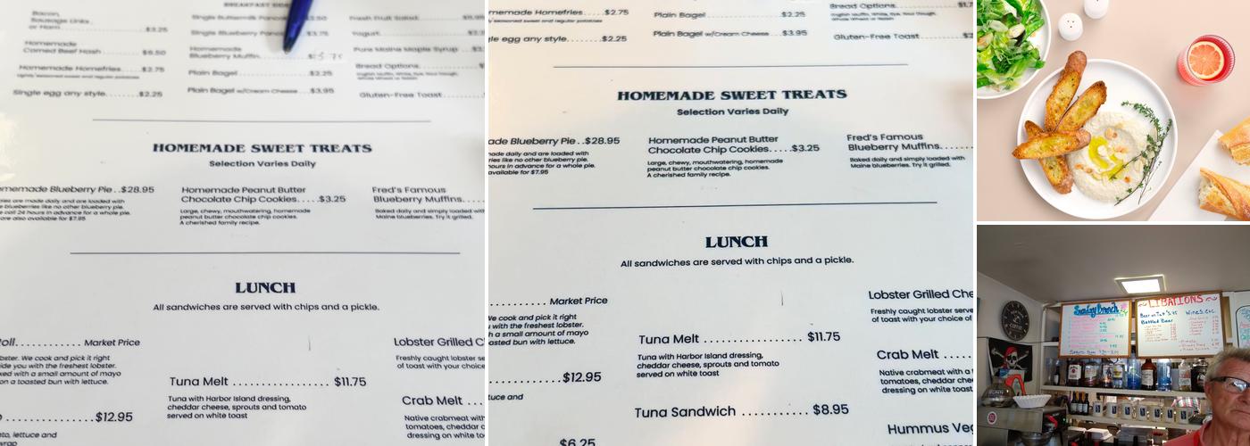 Blue Moon Café Menu