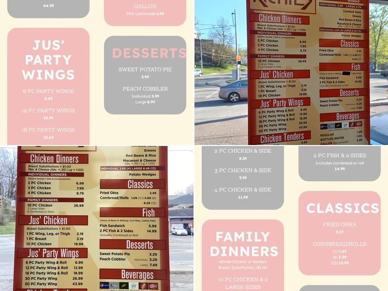 Richie's Chicken & Soul Menu