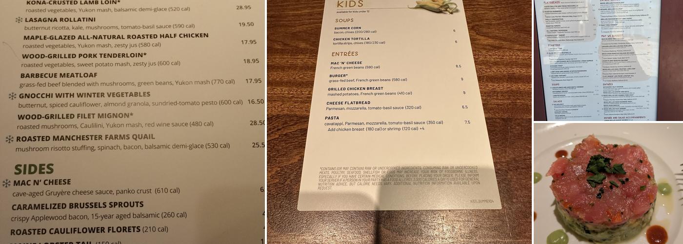 Seasons 52 Menu