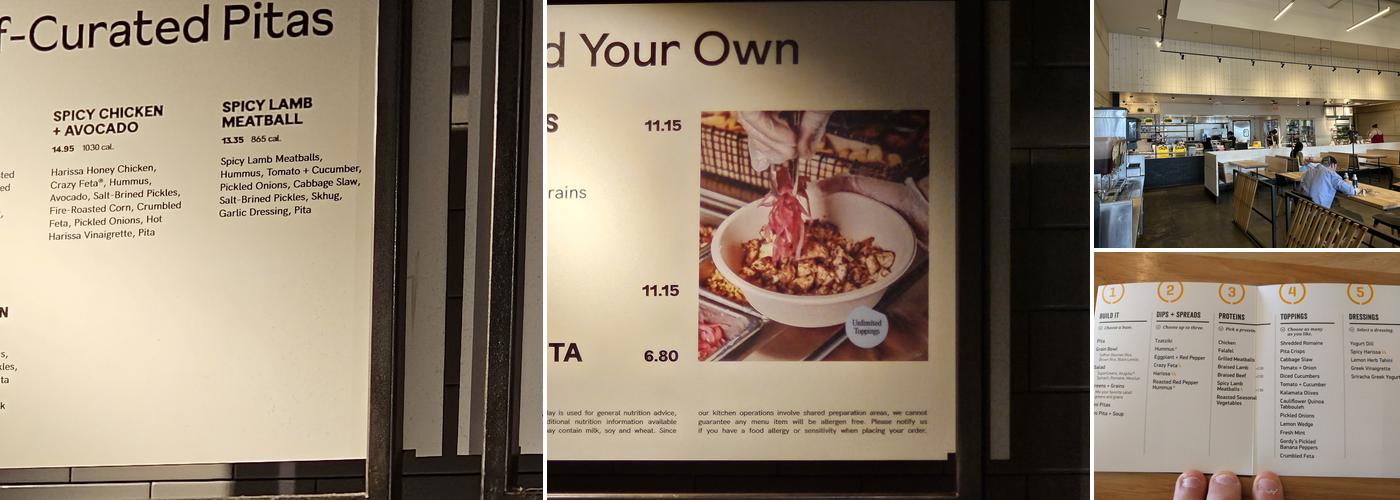 CAVA Menu
