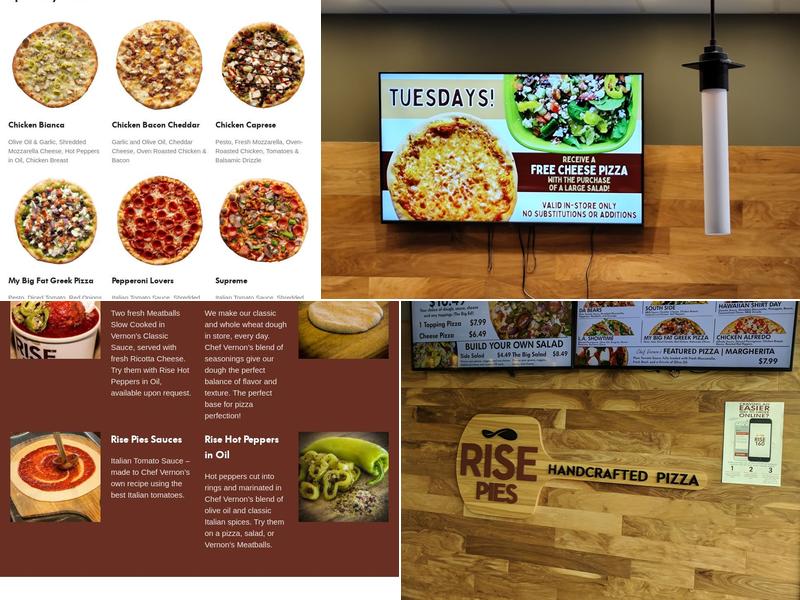 Rise Pies Menu
