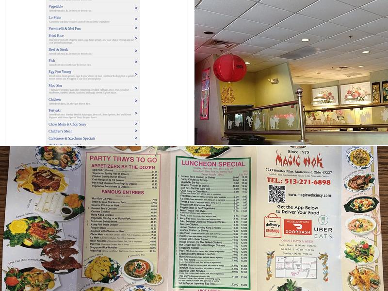 Magic Wok Menu