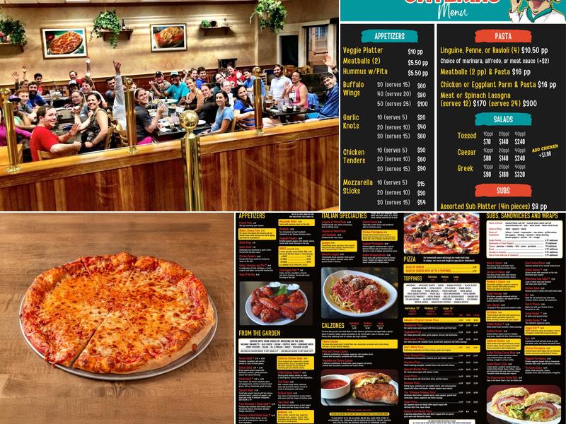 Potomac Pizza Menu