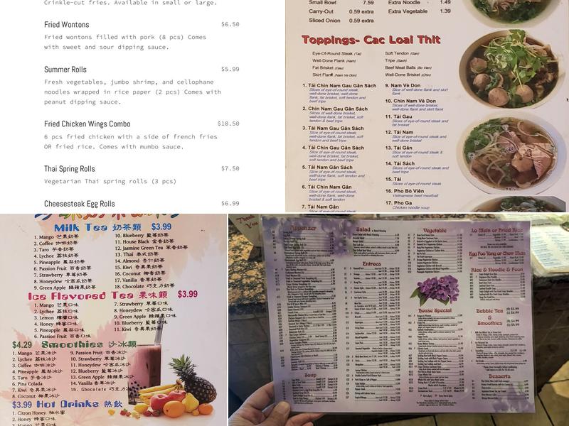 Mr. K's Cafe Germantown Menu