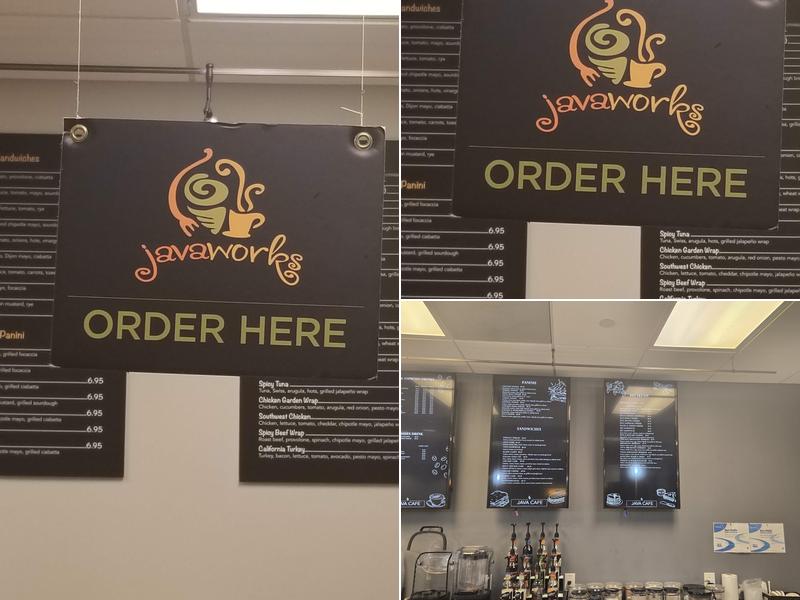 Java Cafe Menu