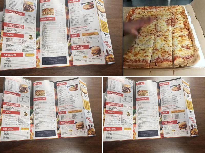 Louis Pizzas Menu
