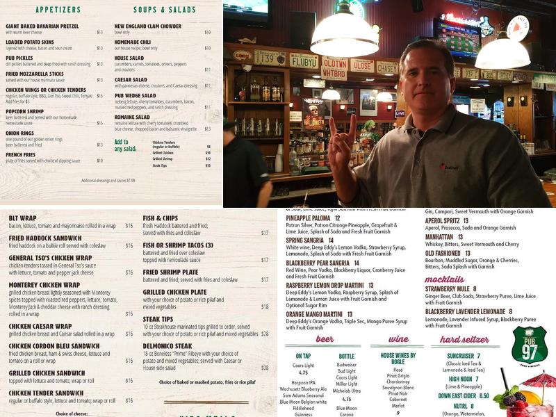 Pub 97 Menu