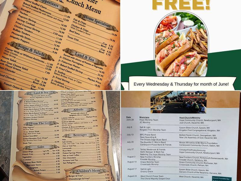 Hungry Traveler Menu