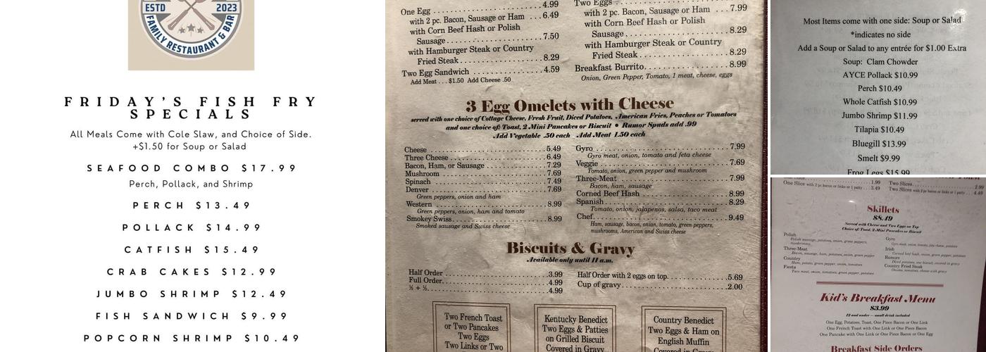 Rumors II Restaurant & Bar Menu